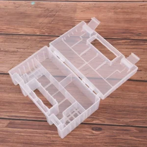 Hard Box Organiser Battery Storage Case portable Plastic AA and AAA Holder Case