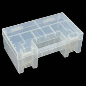 Hard Box Organiser Battery Storage Case portable Plastic AA and AAA Holder Case